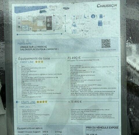 CHAUSSON 660 complet